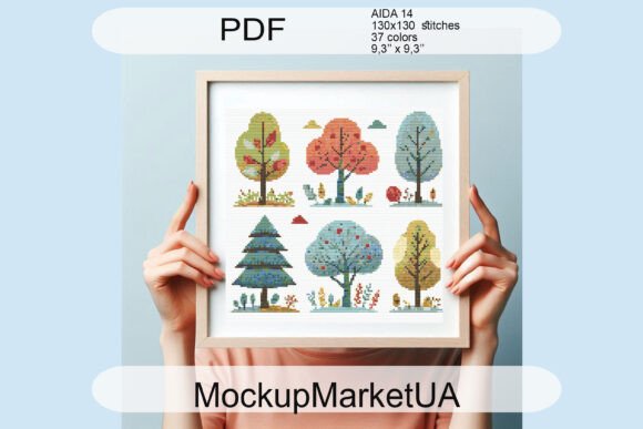 Autumn Cross Stitch Patterns PDF, Nature: A Cozy Creative Choice for Seasonal Embroidery