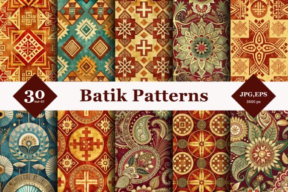 Batik Style Seamless Patterns: Bridging Tradition and Modern Design