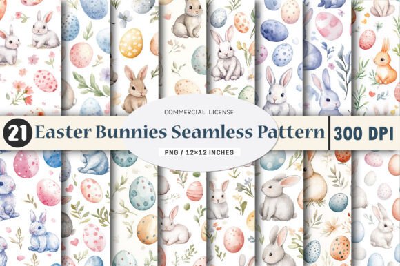 Bunny Egg Patterns for Creative Projects