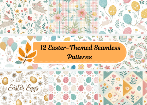 Easter-Themed Seamless Patterns: A Creative Springtime Essential