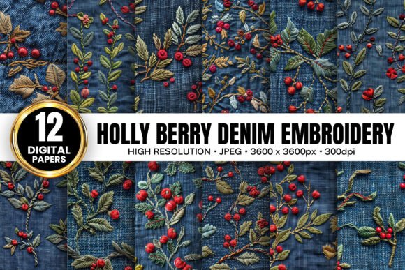 Exploring the Beauty and Versatility of Hollyberry Denim Embroidery Patterns