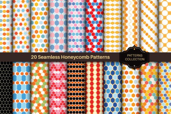 Honeycomb Seamless Vector Patterns: A Modern Design Essential