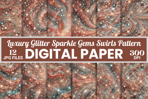 Luxury Glitter Sparkle Gems Art Patterns: A Creative Solution for 2025 Occasions