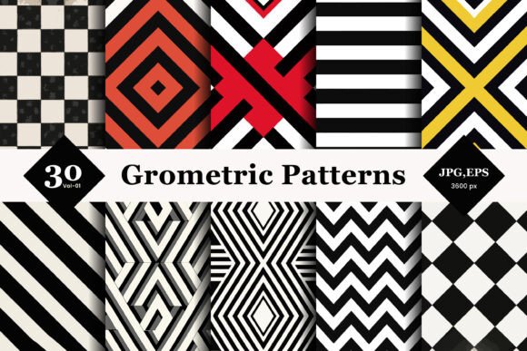 Mastering Minimalism: The Strategic Application of Black White Geometric Patterns 01 in Modern Design