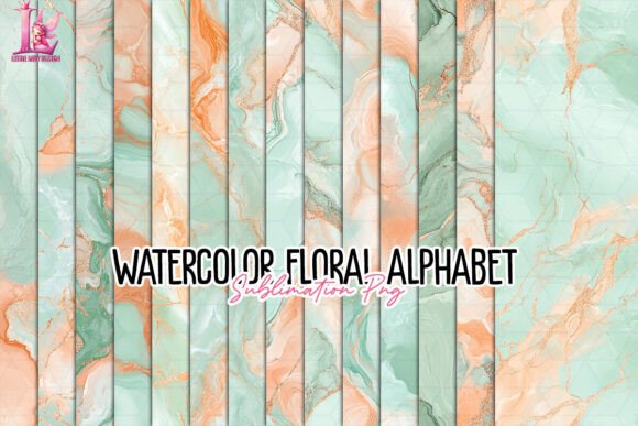 Peach and Mint Seamless Patterns Clipart: A Versatile Design Element for Creative Projects