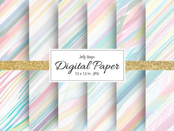 Slanting Stripe Un-perfect Patterns: A Unique Design Resource for Creative Projects