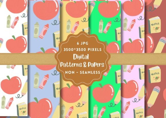 Teacher Digital Paper Patterns: A Versatile Resource for Creative Educators