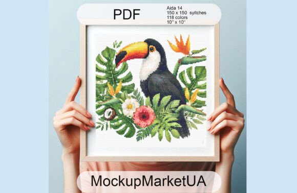 Tucan Cross Stitch Patterns PDF, Bird: A Strategic Tool for Creative and Productive Needle Craft